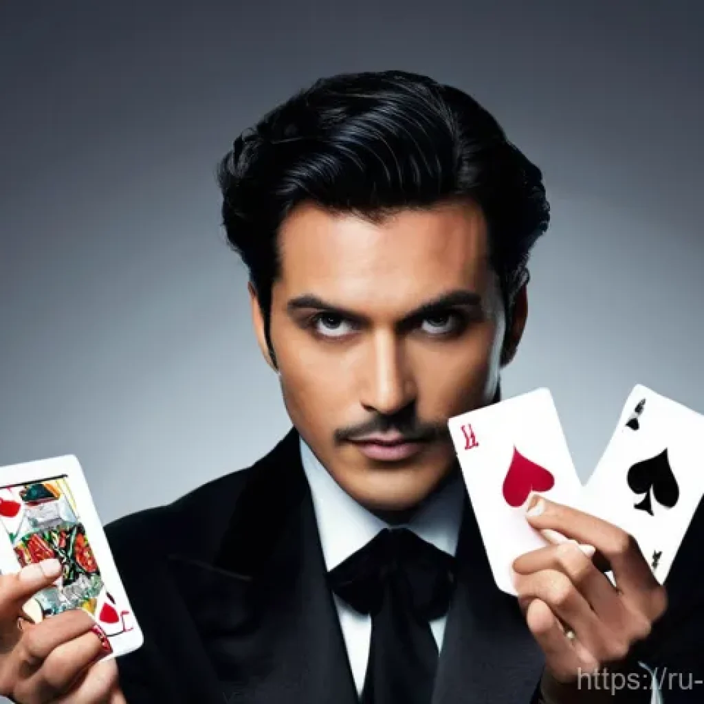 마술 대회 - **Prompt 1: The Master Illusionist's Gaze**
"A male magician, dressed in a sharp, dark, contempo...