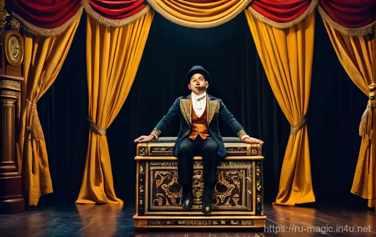 마술 대회 - **Prompt 2: Future of Magic: Digital Spectacle**
"A modern magician, wearing sleek, dark, tech-i... 마술 대회 - **Prompt 2: Future of Magic: Digital Spectacle**
"A modern magician, wearing sleek, dark, tech-i...